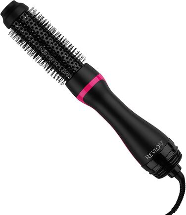 Фен-стайлер для об'єму Revlon Salon One-Step для короткого та середнього волосся, іонно-керамічний 2-в-1, кілька режимів нагріву, RVDR5282UKE, чорний