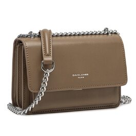 Жіноча маленька сумка-кросбоді David Jones Mini Clutch, колір тауп (коричневий)