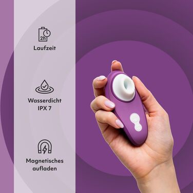 Womanizer Pleasure Air Toy - Стимулятор клітора з 8 рівнями інтенсивності, водонепроникний вібратор для жінок та пар, Sage Green (Liberty 2)