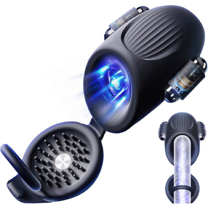 Вібратор для чоловіків Jpscor Eichelvibrator – 10 режимів, сильний стимулятор, електричний кубок-вібратор для соло