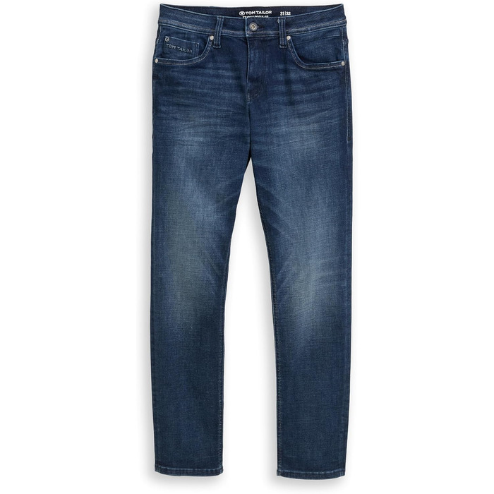 Чоловічі джинси Tom Tailor TTJOSH Regular Slim, темно-блакитні (Dark Stone Blue), розмір 34W/30L, вживані