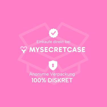 Вібратор для клітора MySecretCase з 10 режимами стимуляції, силіконовий, водонепроникний IPX6, USB зарядка