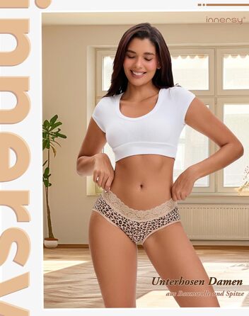 Слідки жіночі INNERSY бавовна з мереживом, зручні, гіпстер, комплект 6 шт. (44, 4 кольори Маяр/1 фіолетовий/1 леопард)