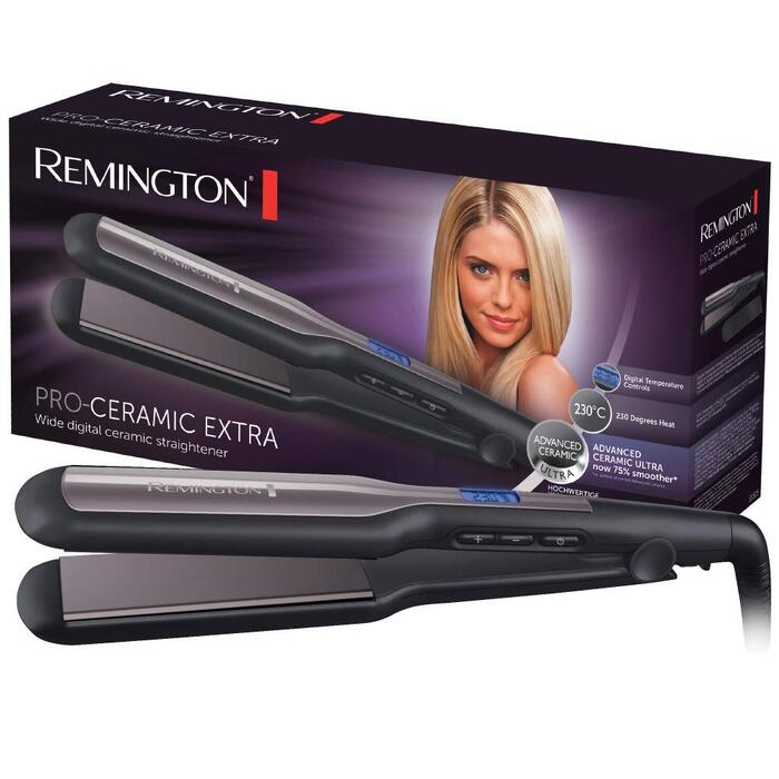 Випрямляч для волосся Remington Ceramic Straight S3500 з кераміко-турмаліновим покриттям, чорний