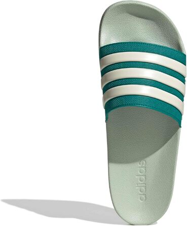 Чоловічі тапочки-шльопанці adidas Adilette Shower Velcro Linen Green Wonder White Equipment Green, розмір 43 EU