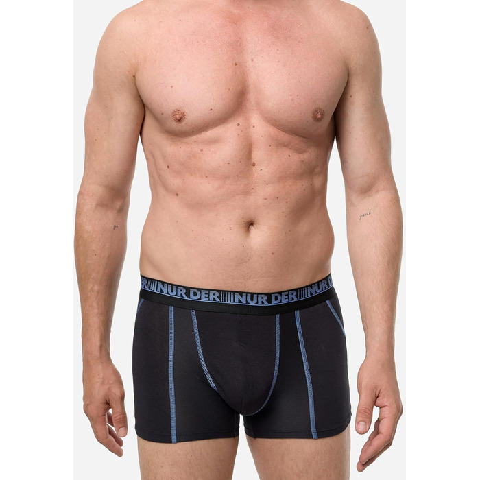 Боксер чоловічий 3 шт. 3D-Flex Air, бавовна, чорний/джинс, чоловіча білизна