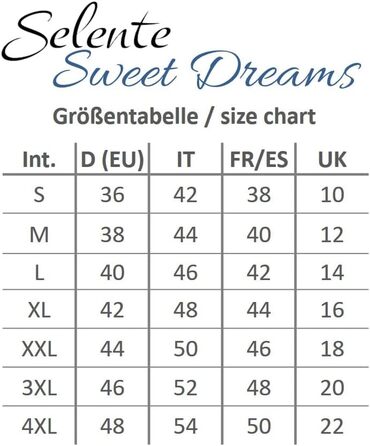 Selente Sweet Dreams: Елегантний короткий нічний халат/піжама для жінок з мереживом, розмір 48, бежевий (виготовлено в ЄС)