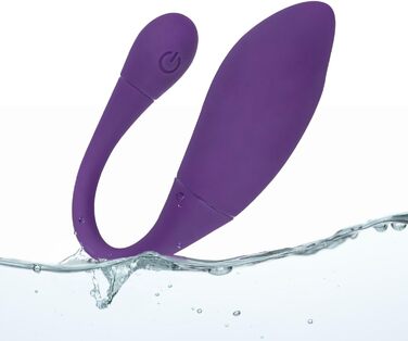 AMORELIE Joy – Вібро-яйце Cha-Cha для жінок з керуванням через додаток | Водонепроникне, силікон, фіолетовий