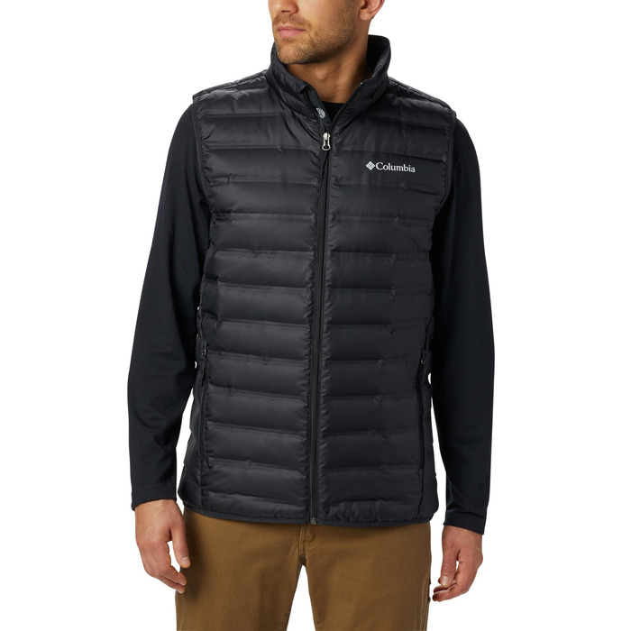 Чоловічий жилет Columbia Lake 22 Down Vest, утеплений пуховий жилет, чорний, розмір S