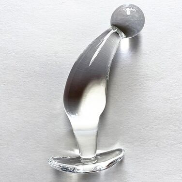 Скляний анальний плаг ScreaAss з 6 розмірами (35/40/45/50/55/60 мм) - гладкий кристалічний плаг, куля, дildo, для жінок та чоловіків