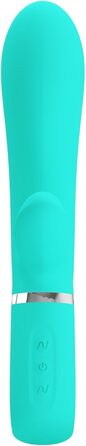 Вібратор Pretty Love Thomas Rabbit, Блакитний, 2.05x4 см