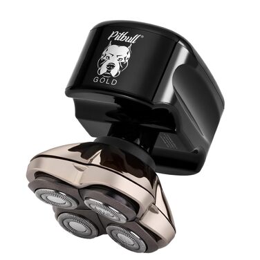 Електричний тример-голениця для голови та обличчя Skull Shaver Pitbull Gold Pro GX5, бездротовий, вологостійкий (волога та суха гоління), леза Forte Pro