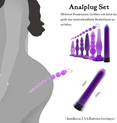 Набір для БДСМ: наручники, аналплаг, чік, пета, набір 18 предметів для пар