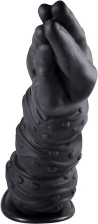 Анальний дилда 33.5 см, велика, чорна з потужним присоском, для жінок, лесбійок та чоловіків