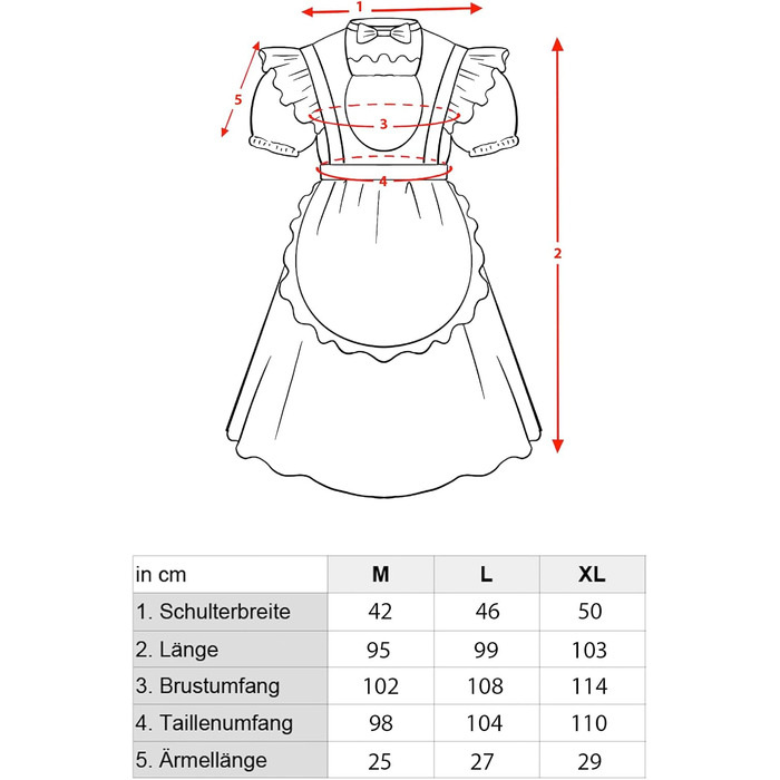 Костюм покоївки для чоловіків CoolChange Witzges | Карнавальна маскарадна сукня для вечірки | Розміри: M, L, XL