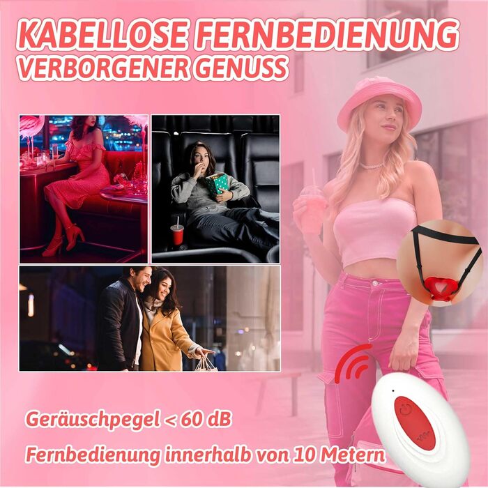 Набір вібраторів для жінок ZWFUN 3-в-1 з пультом дистанційного керування: анальні вібратори, стимулятори клітора, Dildo для G-точки. 10 режимів, анальні плагіни.