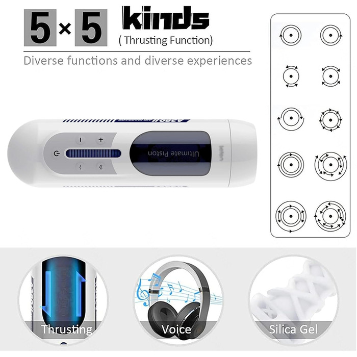 Масажер для чоловіків з телескопічним режимом, автоматичний стимулятор пеніса, секс-іграшка