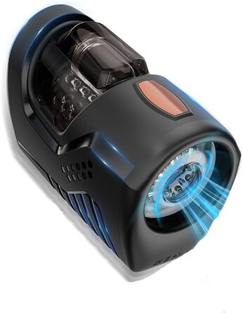 Електричний мастурбатор JFRong з телескопічною конструкцією, 10 режимів вібрації та 3D-вагінальними кишеньками для чоловіків