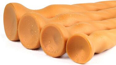 Анальний плаг Roluck для чоловіків, 54 см, м'який силікон, для початківців, з присоском, для масажу простати та анального оргазму