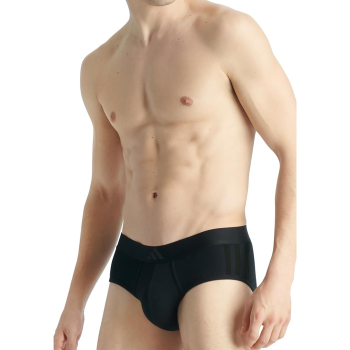 Труси чоловічі Adidas Basic 4 штуки в упаковці, чорний, розмір L