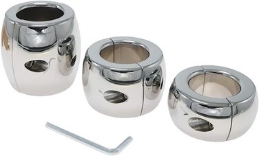 Сталевий кільце для яєчок GeRRiT, 3 розміри, надміцний, для чоловіків (30 мм)