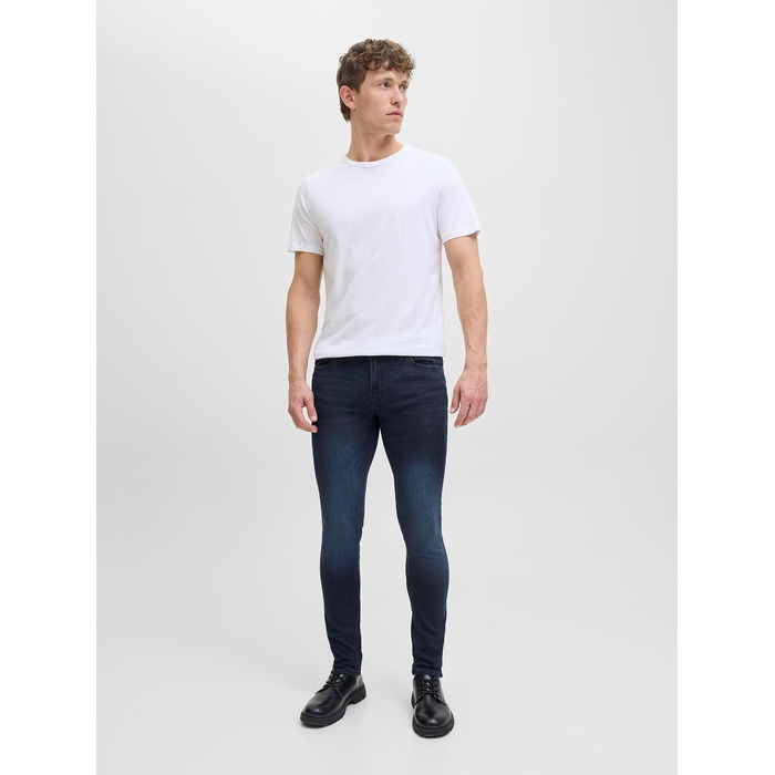 Чоловіча джинсова куртка JACK & JONES Casual синього кольору, Denim