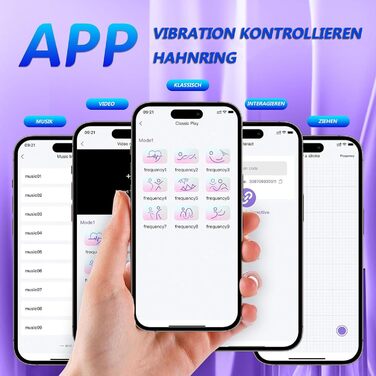 Вибромасажер для чоловіків: вібратор-кільце для пеніса з 9 режимами та пультом керування