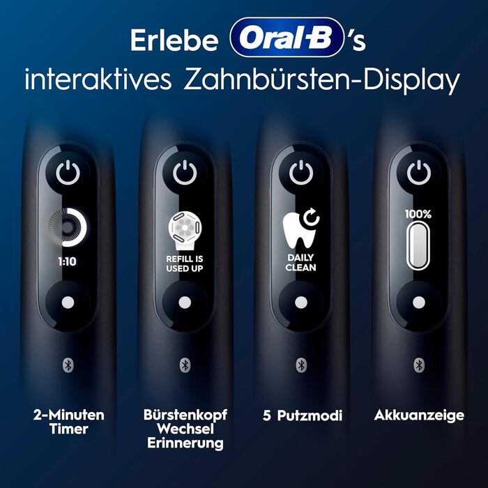 Електрична зубна щітка Oral-B iO Series 6 (Black Lava/Pink Sand), 5 режимів чищення, набір з 3 насадок та дорожнім футляром