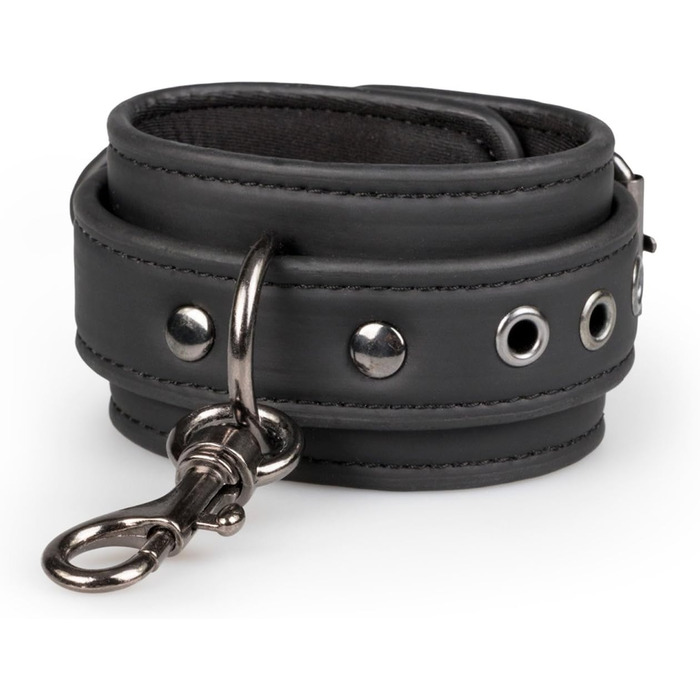Набір наручників та пов'язки на шию з шкіри, регульовані, для бондейжу, фетиш, SM, подарунок Easytoys