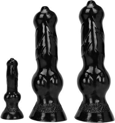 Великий дилда з сильним присоском: чорний дилда, тигрова форма, для чоловіків та жінок, середнього розміру