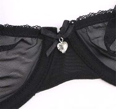 Сексуальний жіночий комплект спідньої білизни DKLOVIFU: мереживний бюстгальтер та мереживні шкарпетки, прозорий сітчастий дизайн, бежевий колір, розмір M