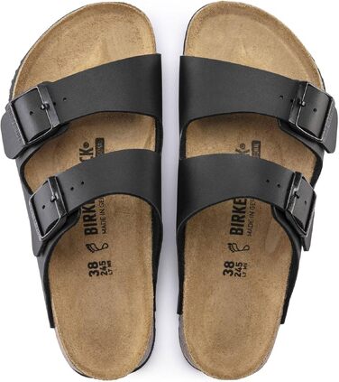 Сандалі професійні Birkenstock Arizona PROF BF вузькі, чорні, розмір 38 EU