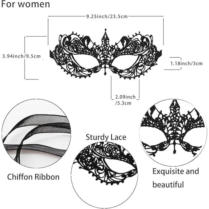 Маска Xuxuejing чорно-золота з пір'ям для жінок, чоловіків, пар, на карнавал, вечірку, венеціанський костюм