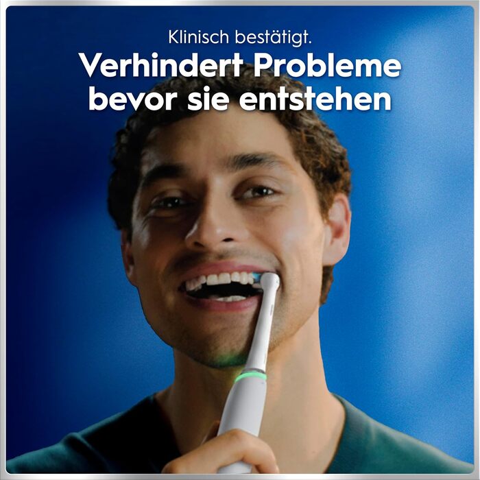 Електрична зубна щітка Oral-B iO Series 6 Grey Opal, 5 режимів чищення, набір з 3 насадок для делікатного очищення та дорожнім футляром