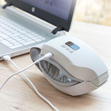 Масажер для очей InnovaGoods EyeSky 4-в-1 з повітряним компресією, для зняття втоми та покращення кровообігу, компактний