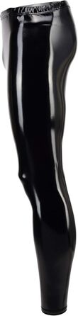 Чоловічі шкіряні лосини Vantissimo, виготовлені в Німеччині. Чорні лосини з ефектом лаку, облягаючі, з штучної шкіри. Модель Meggings Wetlook Leggings XXL