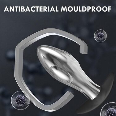 Вібратор ануса YcsLust з металу, дистанційне керування, 10 швидкостей, для жінок/чоловіків/пар, портативний