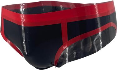 Чоловічі латексні шорти ABWL: стильні труси з натурального латексу, Cosplay, клубний одяг, чорний колір, розмір M