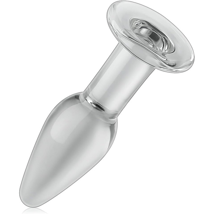 Анальні іграшки для дорослих: набір з 3 шт. (кришталь, конічної форми) для стимуляції G-точки, для жінок, чоловіків, пар