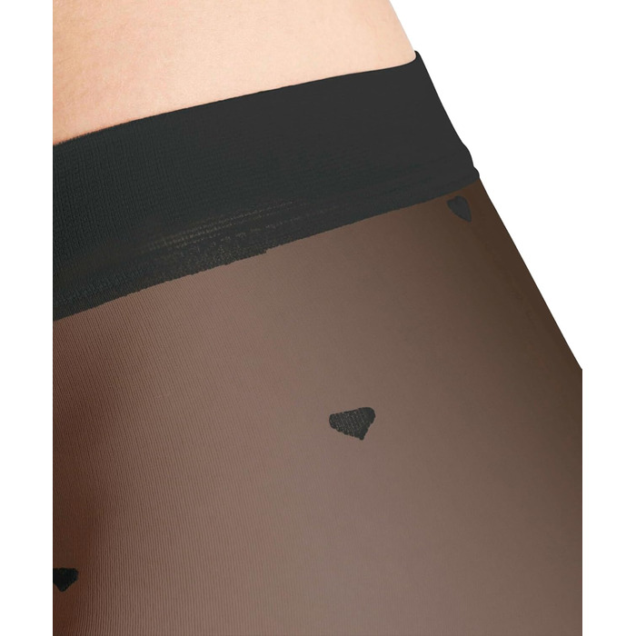 Шкарпетки-шкарпетки Falke x Kaviar Gauche для жінок, прозорі, розкішні, для весілля, без гумки, з тонким швом на кінчику, м'яка тканина, 1 шт, білий перламутр 2036 Lace (S, чорний 3009 Love)