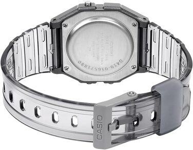 Цифровий унісекс годинник Casio Collection у сірому кольорі
