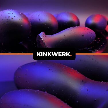 Анальний плаг KINKWERK з м'якого силікону | Преміум якість, XL | Для початківців та досвідчених | Зручний у догляді