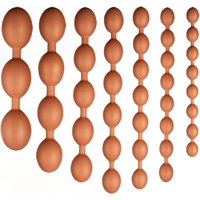 Анальні кулі з силікону Leyuye, екстра-довгі, анальна ланцюжок, плагін, для сексуальної стимуляції, чоловіки/жінки (XXXXL)