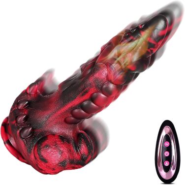 Анальний вібратор Jpscor Monster з 7 режимами вібрації та 3 функціями стимуляції, нагріванням. Іграшки для дорослих для жінок та чоловіків