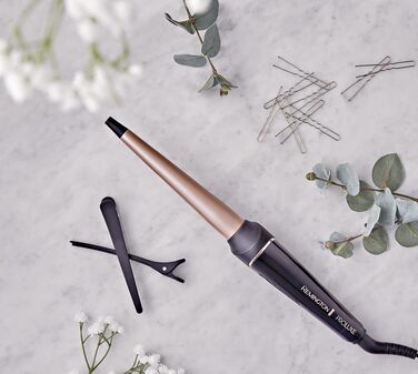 Випрямляч для волосся Remington PROluxe Midnight S9100B з керамічними пластинами 110 мм, цифровим дисплеєм та технологією OPTIheat (150-230°C)