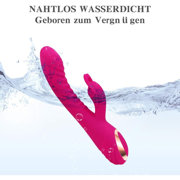 Вібратор для клітора G-punkt Adorime з унікальним дизайном 2-в-1, рожевий, для стимуляції