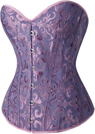 Корсаж CSKJ для жінок: корсет, топ, готика, вінтаж, принцеса, повний бюст, зручний, корсетна білизна, корсет, костюм вампіра, стимпанк, піратський костюм, весільна білизна, карнавал, свято. Колір: білий (доступні також синій)