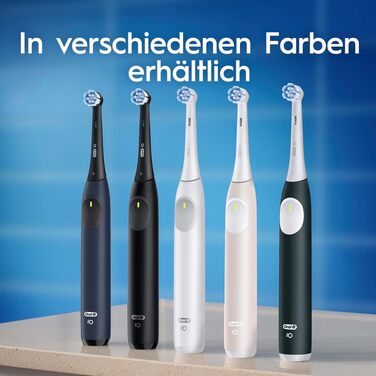 Електрична зубна щітка Oral-B iO Series 2, чорна (Night Black), 3 режими чищення, набір з 2 щіток та дорожнім футляром