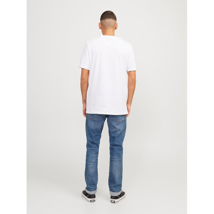 Чоловічі джинси Jack & Jones Slim Fit JJORIGINAL AM 781 синього кольору, пряма штанина, Denim
