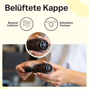 Набір багатофункціональних щіток для завивки та об'єму Olivia Garden Multibrush Curlers Kit (4 насадки та знімна ручка)
